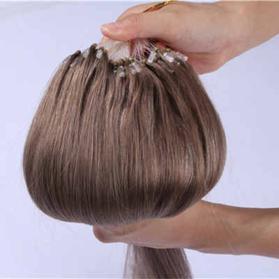 Micro ring loop hair extensions Double Drawn Brazilian 0.5g/0.8g/1g Micro Loop Ring Hair Extension HN227